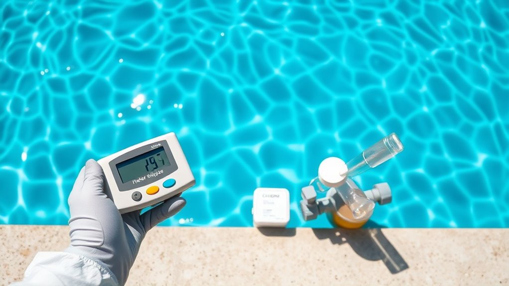 adjust chlorine and ph