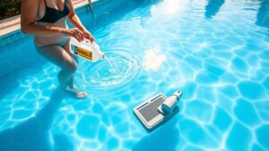 clear clean pool water