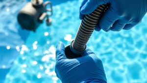 clear pool line blockages