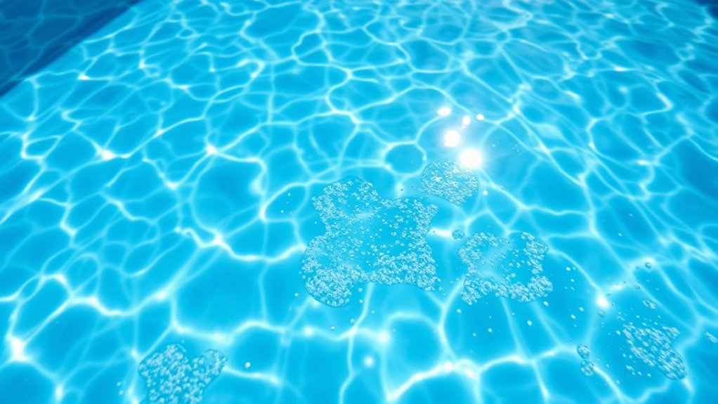debris causes cloudy water