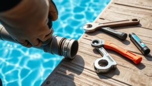 fixing pool pipe leaks