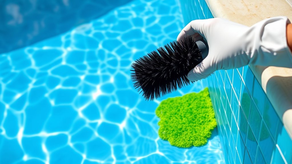 identify algae before cleaning
