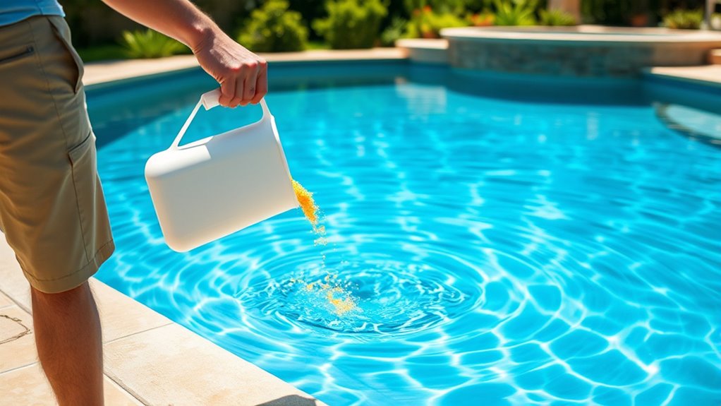 pool sanitation and clarity