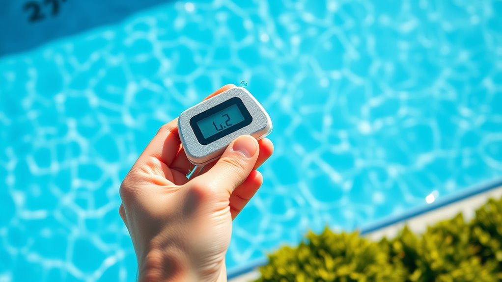 pool water testing routine