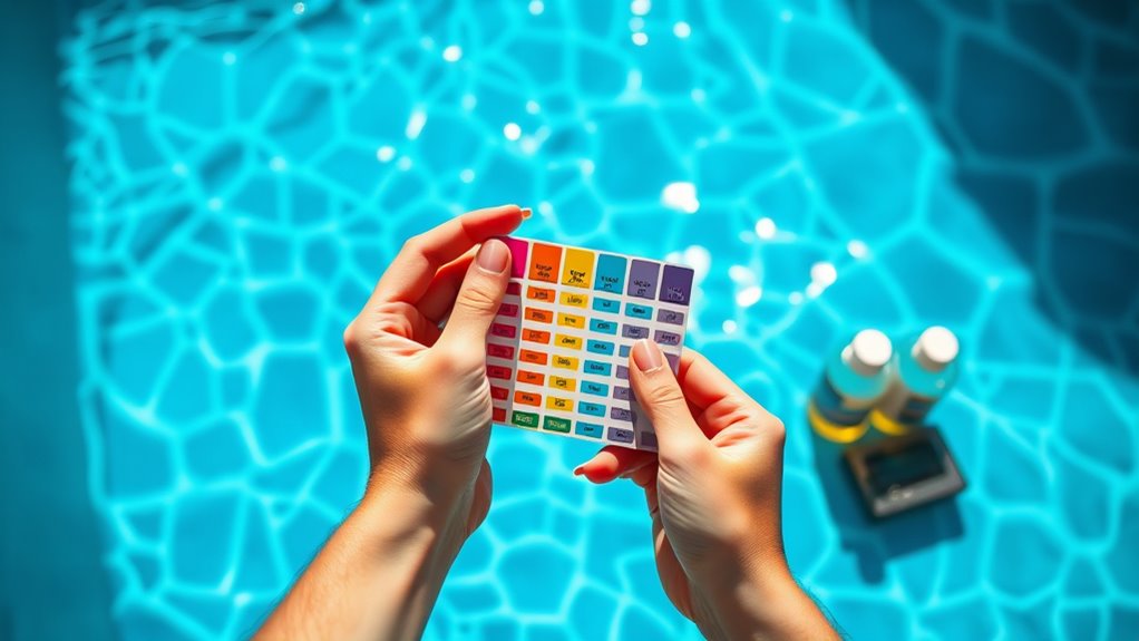 test and maintain pool
