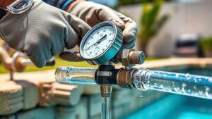 test pool lines safely