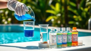 measuring pool chemicals accurately